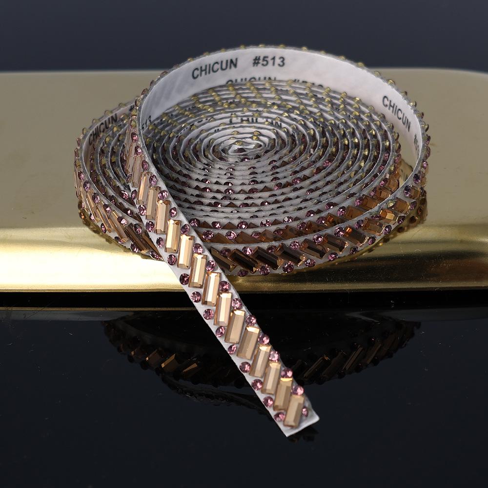 10Yard Rhinestone Ribbons Glass Diamond Party Gift Trim Decoration DIY Craft Self-Adhesive Sparkling Colorful Rhinestone Sticker Width 0.8CM 1row&10Yards
10Yard Rhinestone Ribbons Glass Diamond Party Gift Trim Decoration DIY Craft Self-Adhesive Sparkling Colorful Rhinestone Sticker Width 0.8CM 1row&10Yards