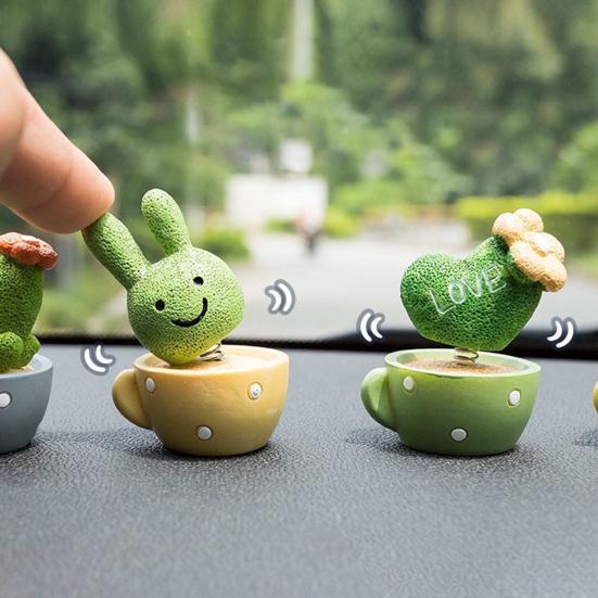 4Pcs/Set Car Ornaments Resin Succulents Cactus Mini Green Plant Bonsai Small Tree Pot Quirky Car Dashboard Decorations Wedding Gifts 1 Set
4Pcs/Set Car Ornaments Resin Succulents Cactus Mini Green Plant Bonsai Small Tree Pot Quirky Car Dashboard Decorations Wedding Gifts 1 Set