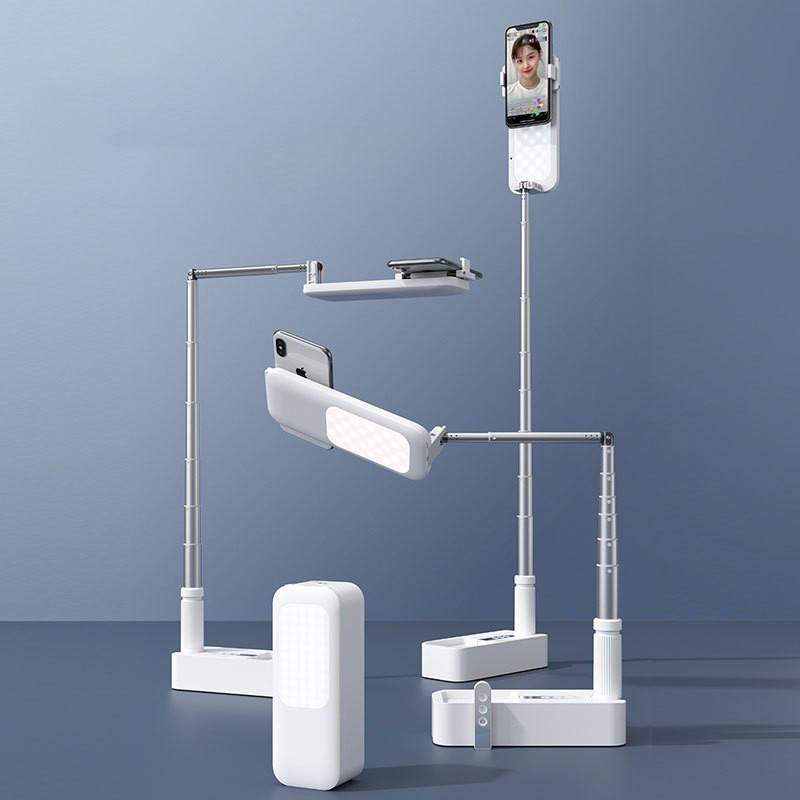 Dual-Phone Overhead Stand: Multi-Functional Live Streaming & Desktop Holder for Internet Celebrities
Dual-Phone Overhead Stand: Multi-Functional Live Streaming & Desktop Holder for Internet Celebrities