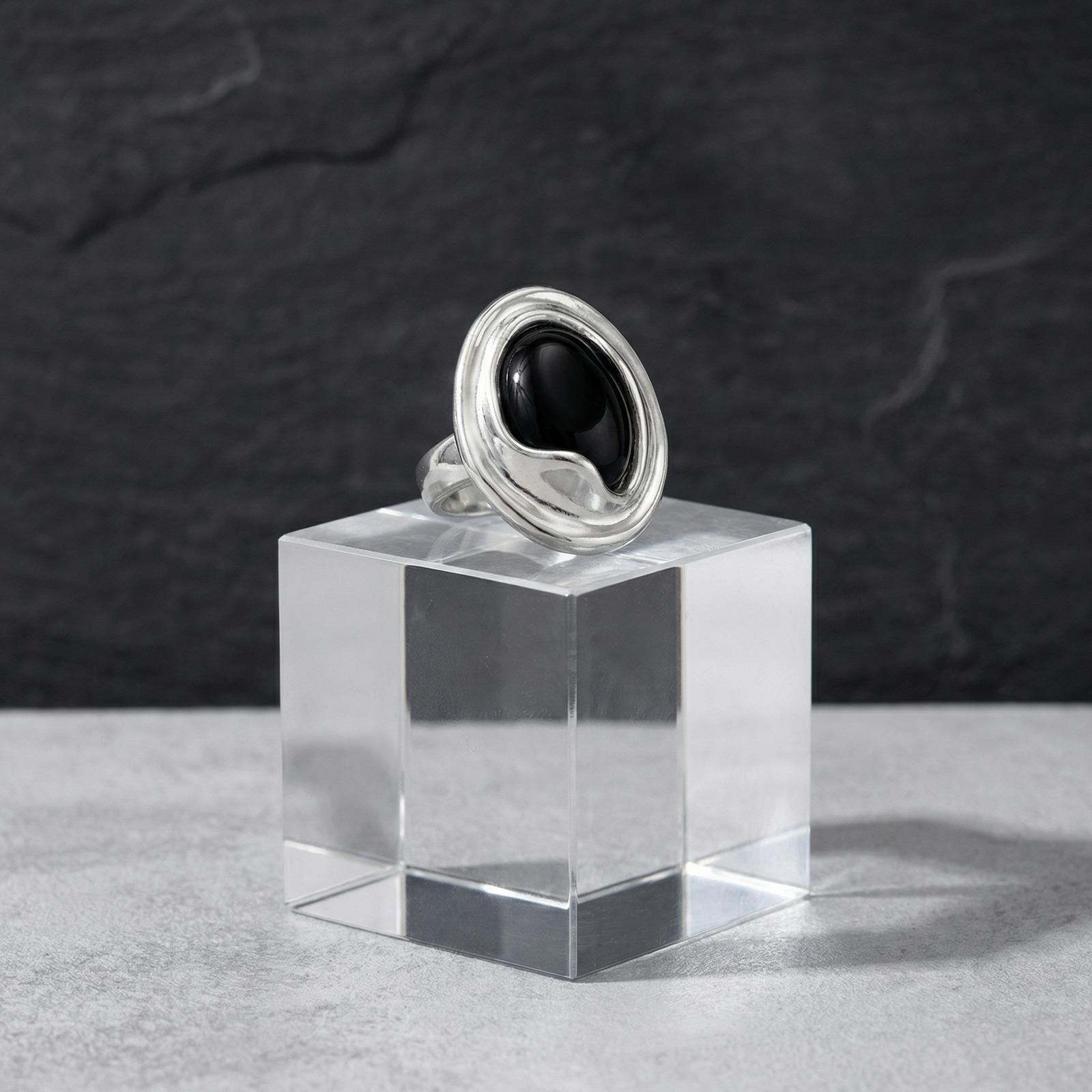 Fashion Cool Black Geometric Simple Rings Vintage Silver Color Open Rings for Women Popular Jewelry Gift Party
Fashion Cool Black Geometric Simple Rings Vintage Silver Color Open Rings for Women Popular Jewelry Gift Party