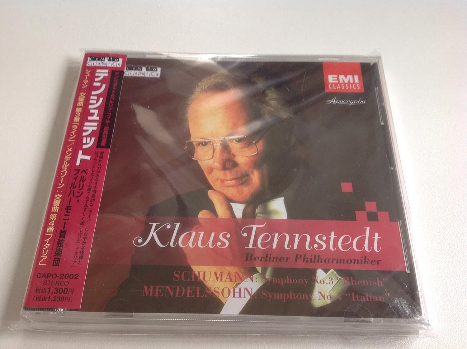 CD КЛАУС ТЕННСТЕДТ - Шуман Симфония №3 ми-бемоль мажор MA CAPO2002 Япония ОбиКлассика Б/У
CD КЛАУС ТЕННСТЕДТ - Шуман Симфония №3 ми-бемоль мажор MA CAPO2002 Япония ОбиКлассика Б/У