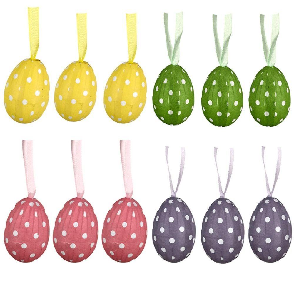 30/12PCS Foam Easter Eggs Pendant Rabbit Painting Hanging Ornaments Party Decorations 4x6cm Pink* 12
30/12PCS Foam Easter Eggs Pendant Rabbit Painting Hanging Ornaments Party Decorations 4x6cm Pink* 12