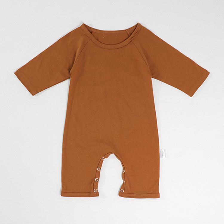 2025 Autumn Korean Baby Solid Color Long Sleeve Bodysuit Romper with Newborn Diaper Cover 66 cm жовтий/коричневий
2025 Autumn Korean Baby Solid Color Long Sleeve Bodysuit Romper with Newborn Diaper Cover 66 cm жовтий/коричневий