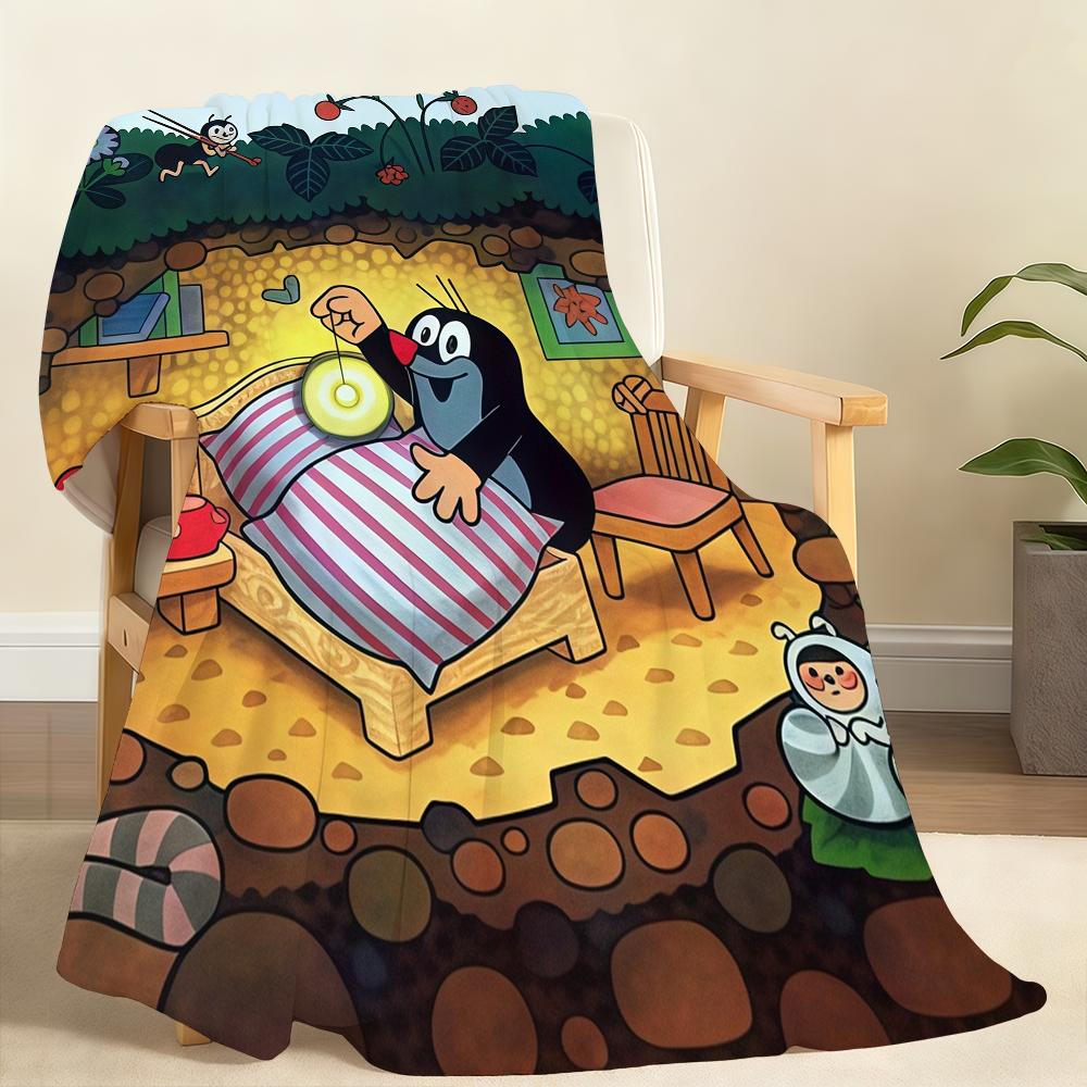 Cute The Little Mole art Kawaii Blanket Soft Throw Blanket for Home Bedroom Bed Sofa Picnic Travel Office RestCover Blanket Gift 130x150cm
Cute The Little Mole art Kawaii Blanket Soft Throw Blanket for Home Bedroom Bed Sofa Picnic Travel Office RestCover Blanket Gift 130x150cm