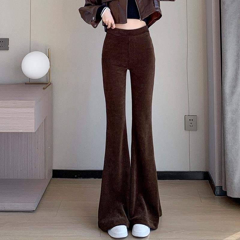 Вельветовые брюки с высокой посадкой в корейском стиле с широкими штанинами – Стройнящие, удлиняющие, длиной до пола для осени/зимы S
Вельветовые брюки с высокой посадкой в корейском стиле с широкими штанинами – Стройнящие, удлиняющие, длиной до пола для осени/зимы S