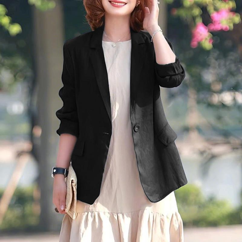 ZANZEA Женский повседневный кардиган-блузка с отложным воротником, свободного кроя, с длинным рукавом, тонкий M чёрный
ZANZEA Женский повседневный кардиган-блузка с отложным воротником, свободного кроя, с длинным рукавом, тонкий M чёрный