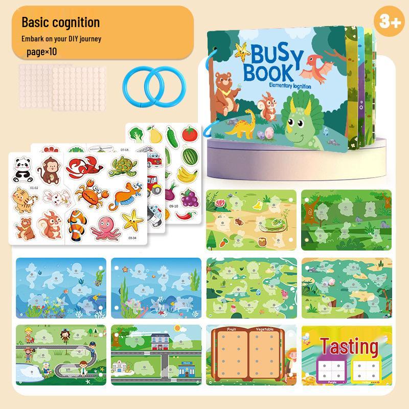 Infant Enlightenment Sticker & Quiet Book: Tear-Apart Early Education for Toddlers
Infant Enlightenment Sticker & Quiet Book: Tear-Apart Early Education for Toddlers