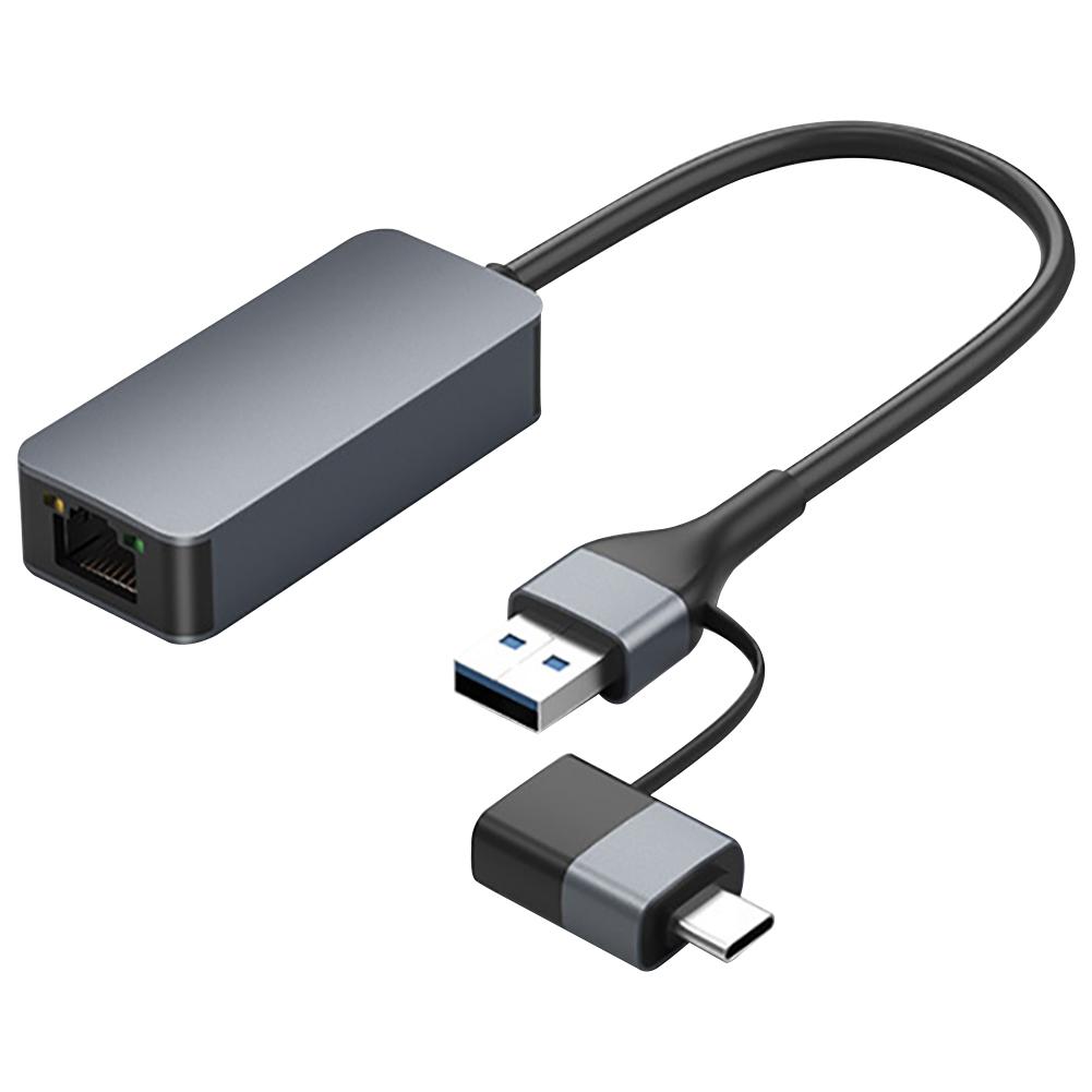 # Адаптер Ethernet типу A/типу C до 2,5G RJ45 Адаптер Ethernet LAN USB3.0 Корисно
# Адаптер Ethernet типу A/типу C до 2,5G RJ45 Адаптер Ethernet LAN USB3.0 Корисно