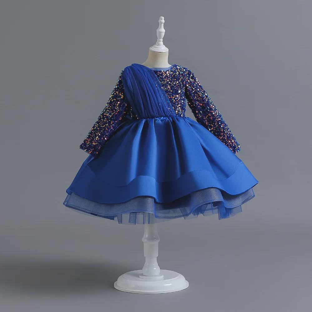 Платье принцессы с пайетками в европейском и американском стиле - с длинными рукавами для девочек ясельного возраста (1 год) 150 cm
Платье принцессы с пайетками в европейском и американском стиле - с длинными рукавами для девочек ясельного возраста (1 год) 150 cm