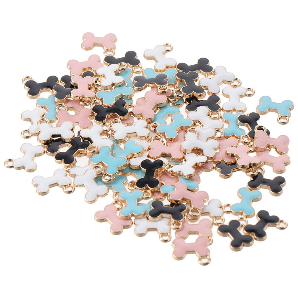 pink, blue, black, white Dog Pet Charms alloy Enamel Dog Bone Charms Gold Jewelry accessories
pink, blue, black, white Dog Pet Charms alloy Enamel Dog Bone Charms Gold Jewelry accessories