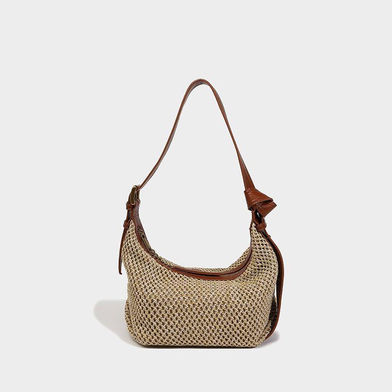 2024 New Premium Retro Shoulder Messenger Bag Casual Vacation Grass Woven Bag Beach Simple Underarm Bag коричневий
2024 New Premium Retro Shoulder Messenger Bag Casual Vacation Grass Woven Bag Beach Simple Underarm Bag коричневий
