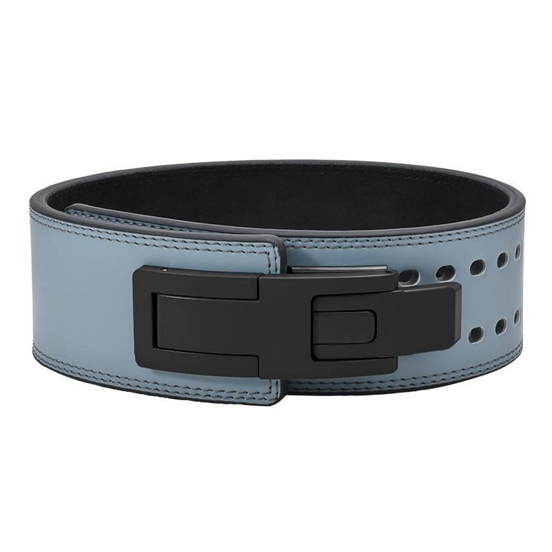 Cowhide Bodybuilding Exercise Squat Hard Pull Strength Weightlifting Professional Lever Buckle Belt Protection Power Waist blue-gray
Cowhide Bodybuilding Exercise Squat Hard Pull Strength Weightlifting Professional Lever Buckle Belt Protection Power Waist blue-gray