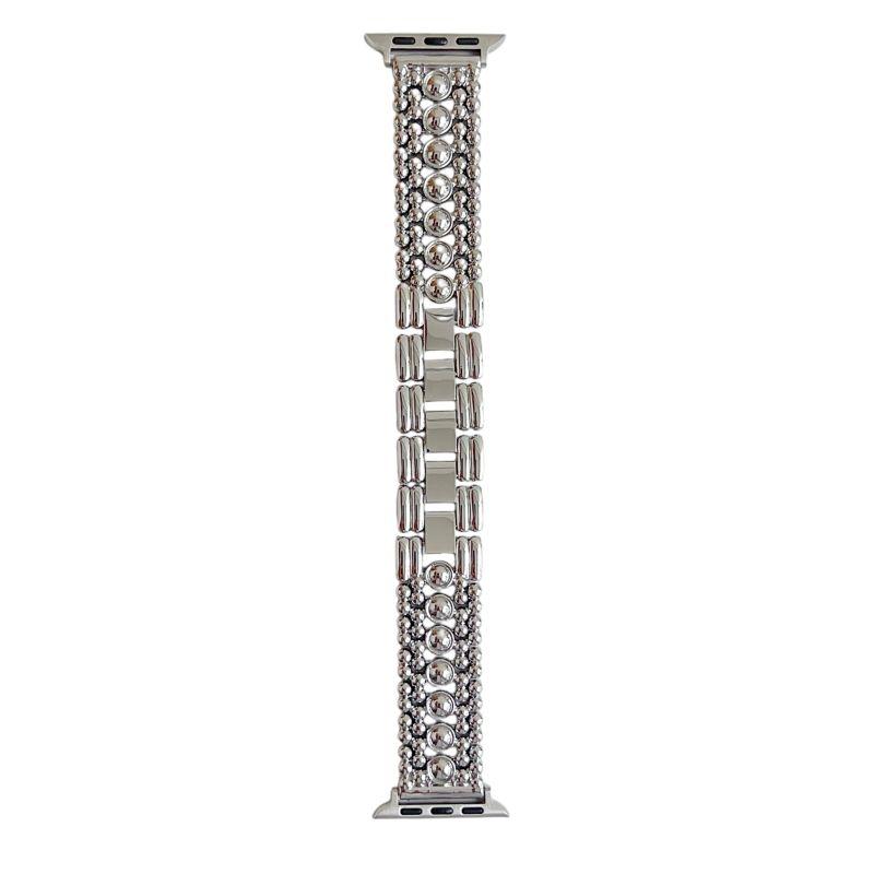 Dressy Metal Bands for Apple Watch Band 42/46/38/40/41/44/45/49mm Pretty Stainless Steel Strap Fancy Bracelet for iWatch Correa iwatch 42(S1S2S3)mm срібний
Dressy Metal Bands for Apple Watch Band 42/46/38/40/41/44/45/49mm Pretty Stainless Steel Strap Fancy Bracelet for iWatch Correa iwatch 42(S1S2S3)mm срібний
