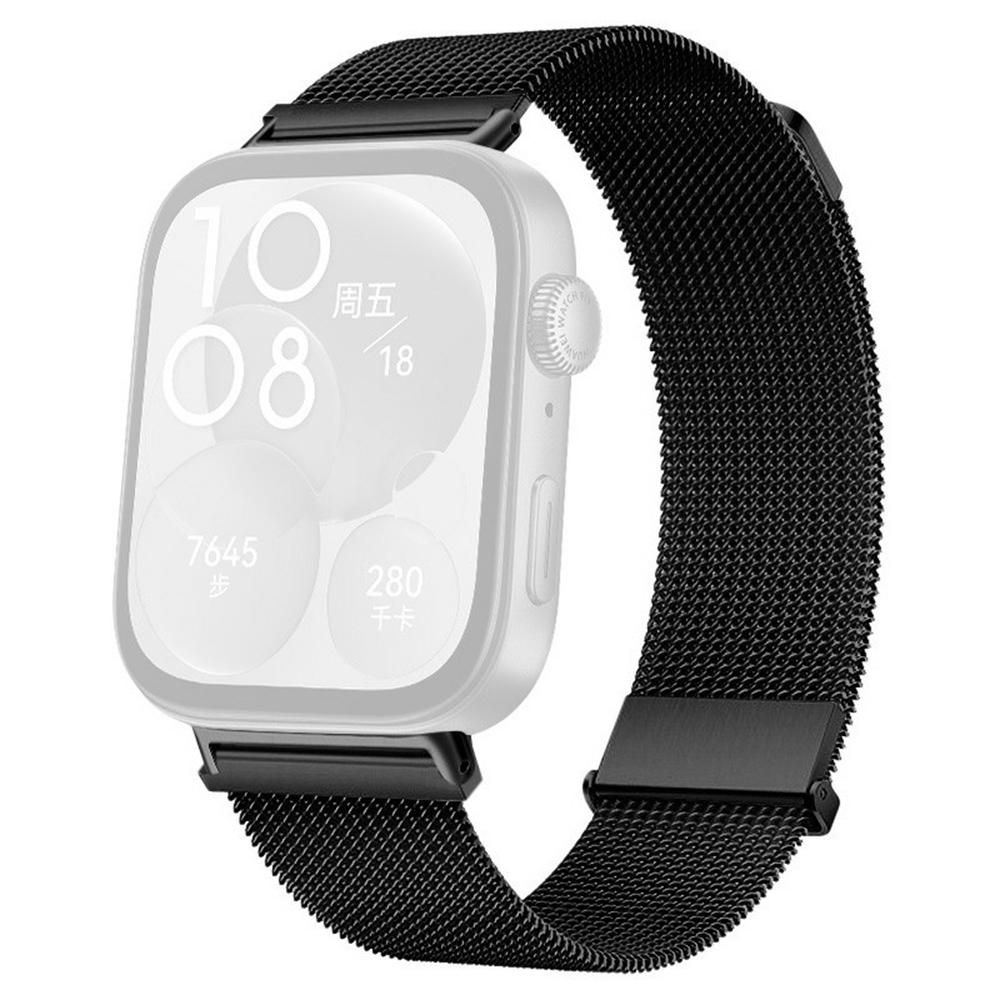 For Huawei Watch Fit 4/Fit 4 Pro/Fit 3 Replacement Strap Stainless Steel Milanese Magnetic Watch Band Black
For Huawei Watch Fit 4/Fit 4 Pro/Fit 3 Replacement Strap Stainless Steel Milanese Magnetic Watch Band Black