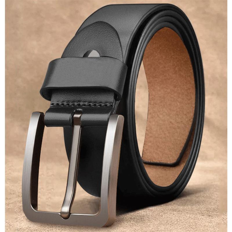 Ремень для мужчин из натуральной кожи, простой ремень для людей среднего возраста и молодежи, универсальный ремень с пряжкой 130cm
Ремень для мужчин из натуральной кожи, простой ремень для людей среднего возраста и молодежи, универсальный ремень с пряжкой 130cm