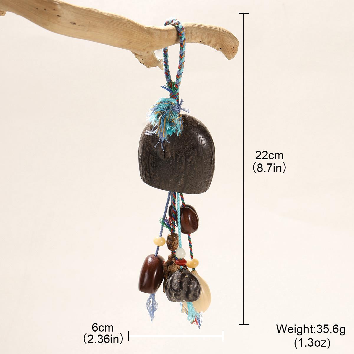 Retro style natural nut shell hand rattle wind chime healing musical instrument pendant plant fruit bag hanging jewelry
Retro style natural nut shell hand rattle wind chime healing musical instrument pendant plant fruit bag hanging jewelry