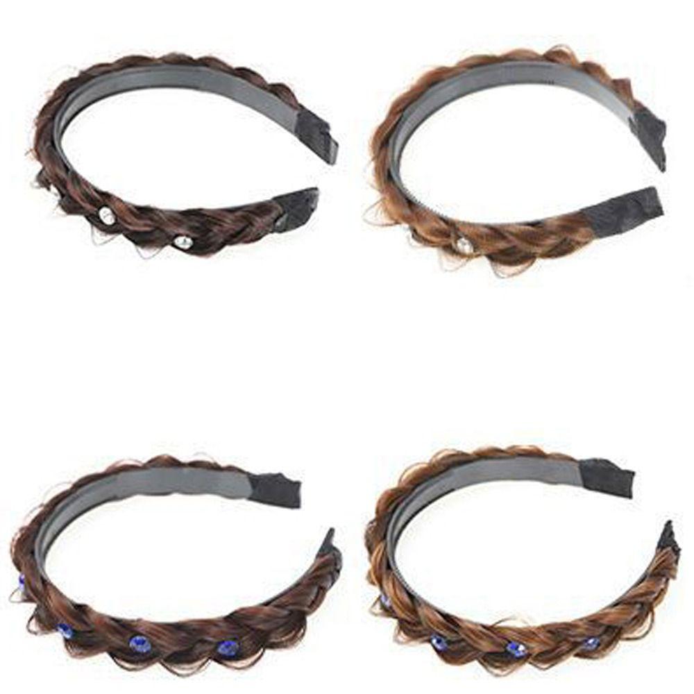 Hair Extension Trendy Wig Twist Headbands Retro Head Hoop Fishbone Braided Headband Wide Hair Hoop Brown&Black-White
Hair Extension Trendy Wig Twist Headbands Retro Head Hoop Fishbone Braided Headband Wide Hair Hoop Brown&Black-White