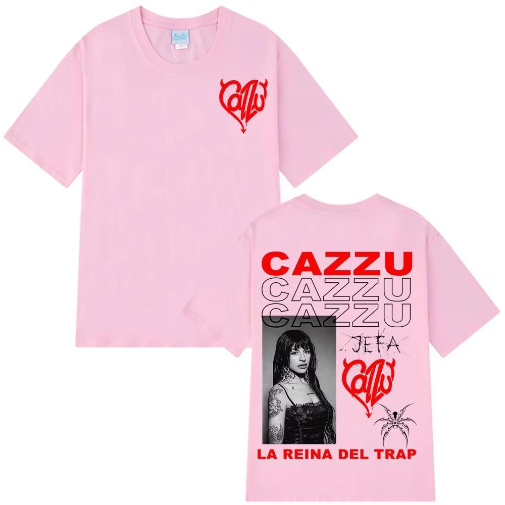 Singer Cazzu 2025 New Album Aesthetic T-shirt Men Women 100% Pure Cotton T-shirt Oversized Casual Short Sleeve Fashion T Shirts 4XL
Singer Cazzu 2025 New Album Aesthetic T-shirt Men Women 100% Pure Cotton T-shirt Oversized Casual Short Sleeve Fashion T Shirts 4XL