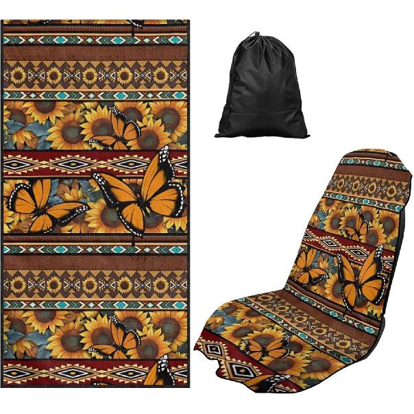 Bulopur Boho Mandala Car Seat Towel Cover After Gym Workout Beach and Swimming Sweat Carseat Protector Breathable Washable Removable Auto Accessories Aztec Sunflower Butterfly
Bulopur Boho Mandala Car Seat Towel Cover After Gym Workout Beach and Swimming Sweat Carseat Protector Breathable Washable Removable Auto Accessories Aztec Sunflower Butterfly