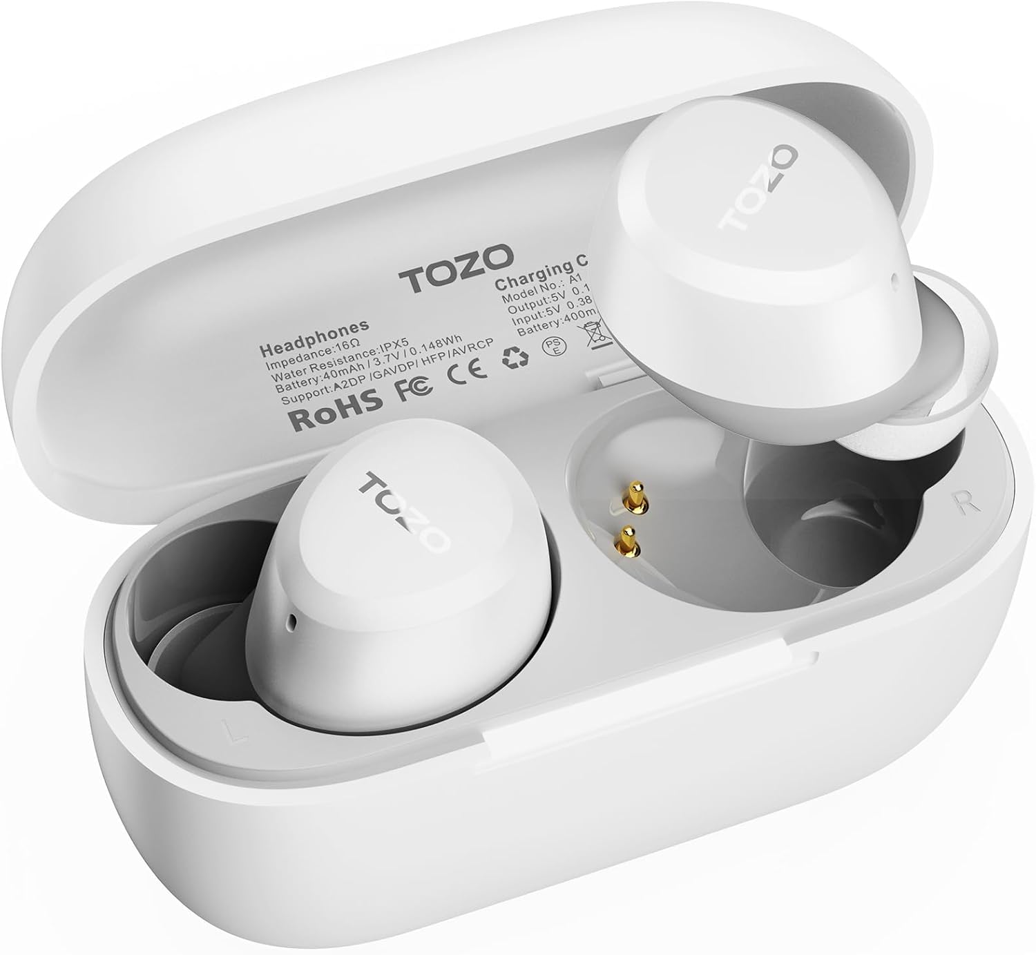 TOZO Continuous Playback Enhanced Wireless Наушники Bluetooth Пассивное шумоподавление IPX5 Водонепроницаемый стандарт 32 часа воспроизведения Совместимость с
TOZO Continuous Playback Enhanced Wireless Наушники Bluetooth Пассивное шумоподавление IPX5 Водонепроницаемый стандарт 32 часа воспроизведения Совместимость с