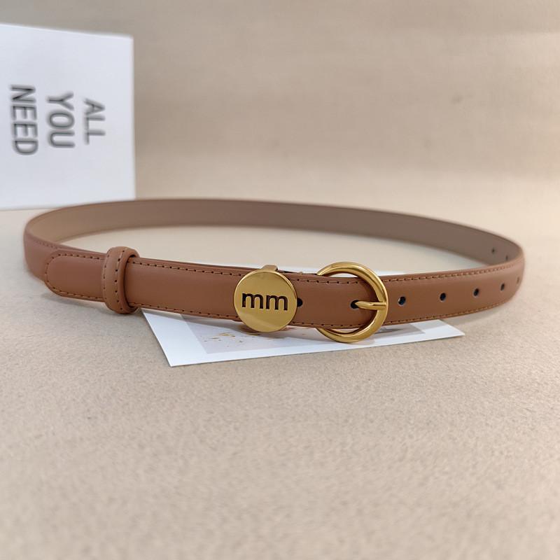 Leather Womens Slim Waist Belt For Summer Dress And Coat With Alloy Buckle Tan
Leather Womens Slim Waist Belt For Summer Dress And Coat With Alloy Buckle Tan