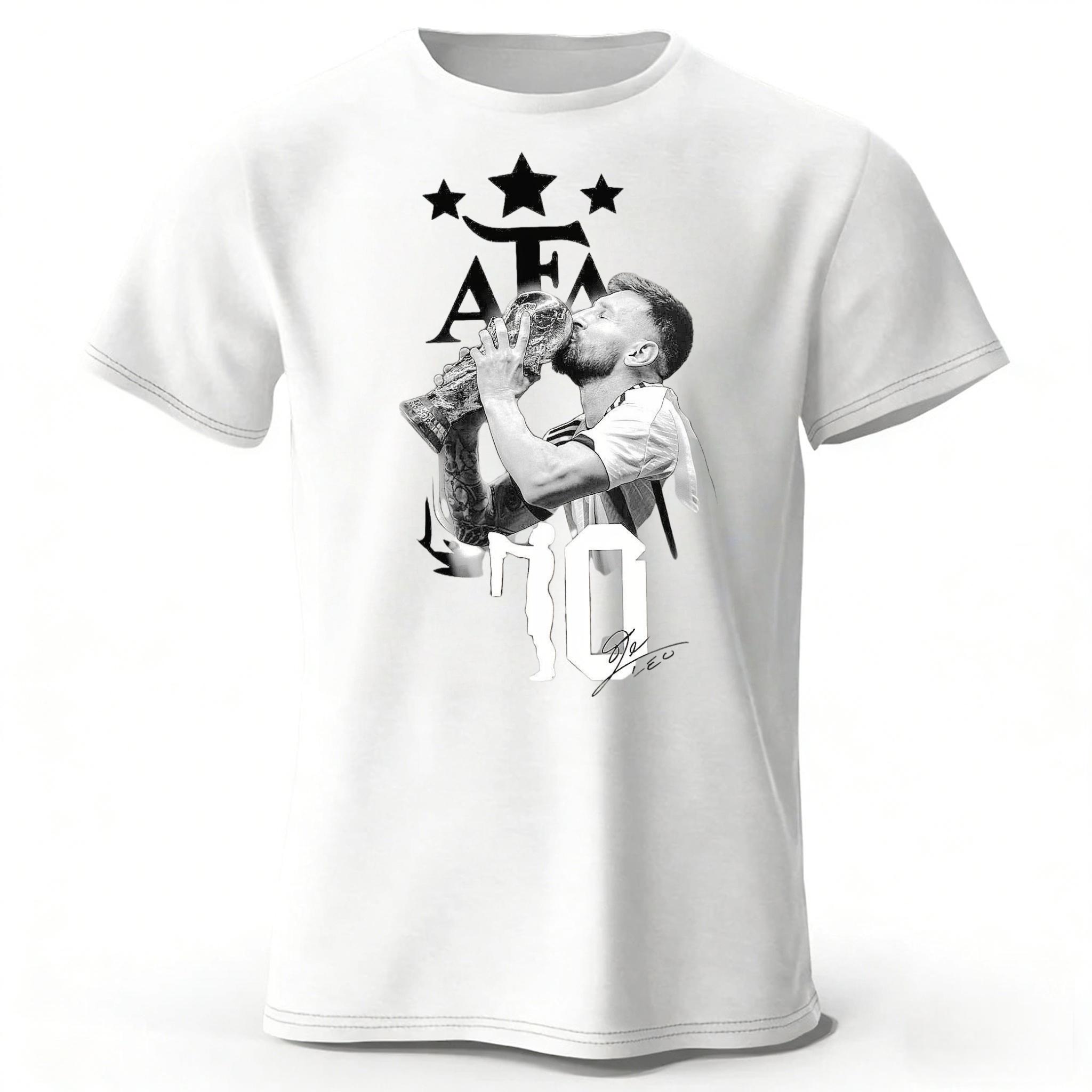 Messi Champion Commemorative Cotton Short Sleeve Mens Comfortable Loose Large Running Fitness Tshirt 4XL
Messi Champion Commemorative Cotton Short Sleeve Mens Comfortable Loose Large Running Fitness Tshirt 4XL