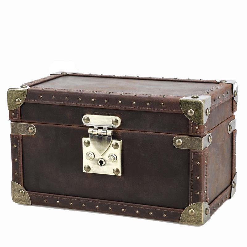 Handmade Retro Crazy Horse Leather Watch Storage Box - Three-Piece Wristwatch Display Case кавовий
Handmade Retro Crazy Horse Leather Watch Storage Box - Three-Piece Wristwatch Display Case кавовий