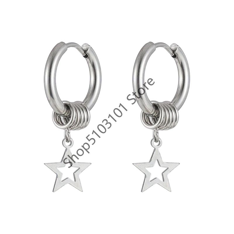 X6HE Allergy Resistant Steel Geometric Earrings Versatile Day Night Jewelry
X6HE Allergy Resistant Steel Geometric Earrings Versatile Day Night Jewelry