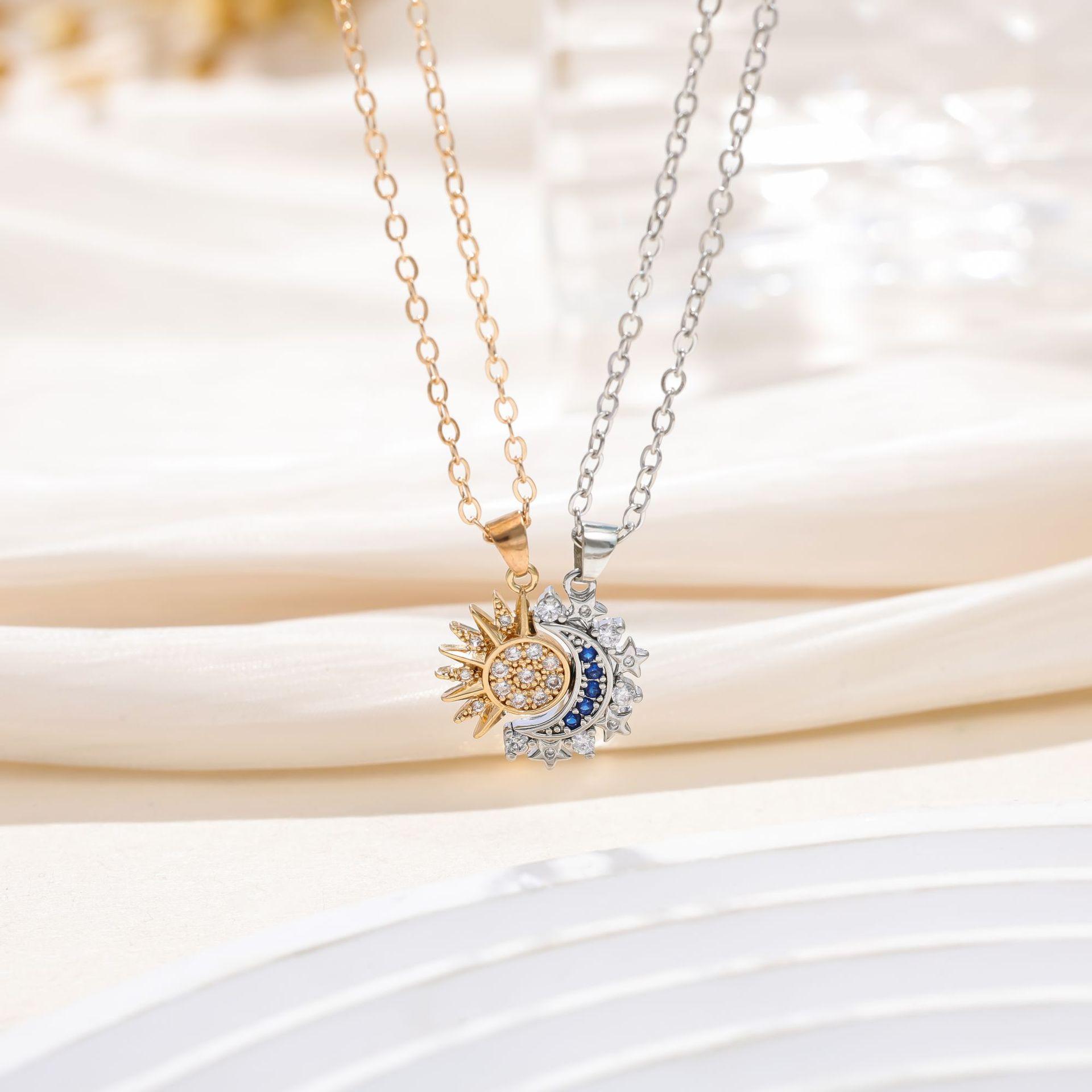 Хит продаж Магнитное ожерелье для пары Солнце и Луна Модное Универсальное Премиальное Подарок для девушки
Хит продаж Магнитное ожерелье для пары Солнце и Луна Модное Универсальное Премиальное Подарок для девушки