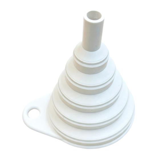 Kitchen Funnel Food-Grade Silicone Foldable Funnel Easy to Clean Collapsible Kitchen Funnel Bottles Vials Perfume Container білий
Kitchen Funnel Food-Grade Silicone Foldable Funnel Easy to Clean Collapsible Kitchen Funnel Bottles Vials Perfume Container білий