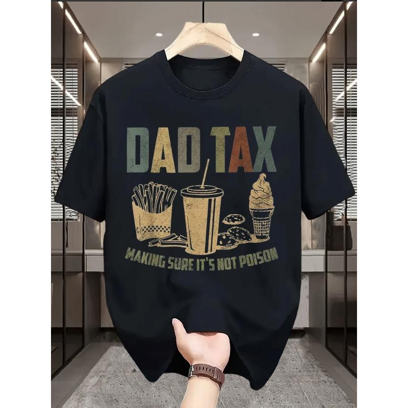 T-Shirt for Men, Dad Tax Making Sure It s Not Poison Funny Fast Food Graphic Tee - Black Cotton T-Shirt 4XL чорний
T-Shirt for Men, Dad Tax Making Sure It s Not Poison Funny Fast Food Graphic Tee - Black Cotton T-Shirt 4XL чорний