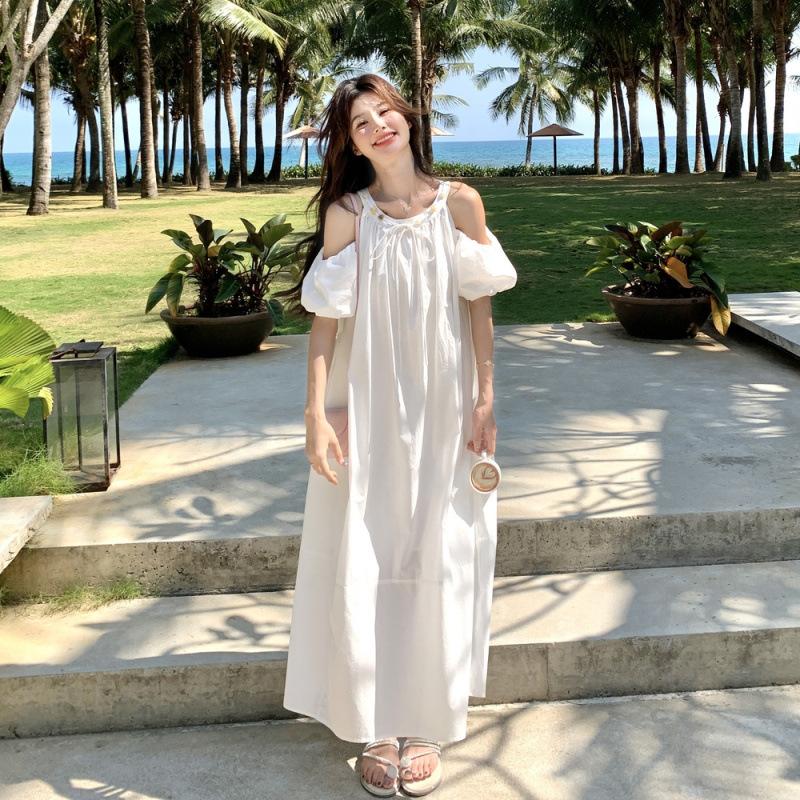 Супер фея отпускной ветер с открытыми плечами шея белое платье женское лето новое свободное и тонкое платье XL белый
Супер фея отпускной ветер с открытыми плечами шея белое платье женское лето новое свободное и тонкое платье XL белый