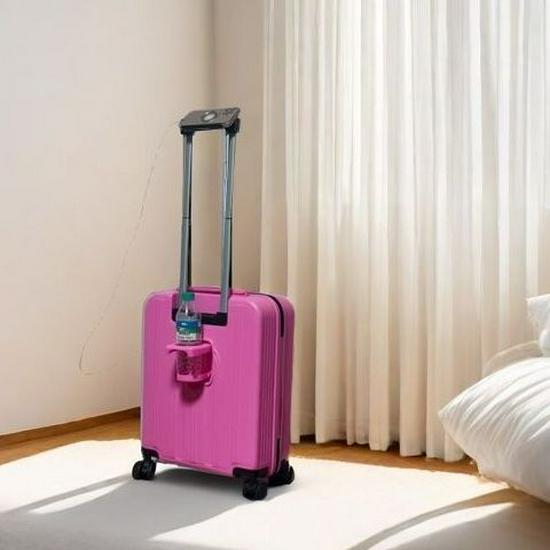 20x40x55 Multifunctional Carry-on Suitcase for Men and Women, Business Trolley Bag, Ideal for Travel. With Cup Holder and Stylish Texture
20x40x55 Multifunctional Carry-on Suitcase for Men and Women, Business Trolley Bag, Ideal for Travel. With Cup Holder and Stylish Texture