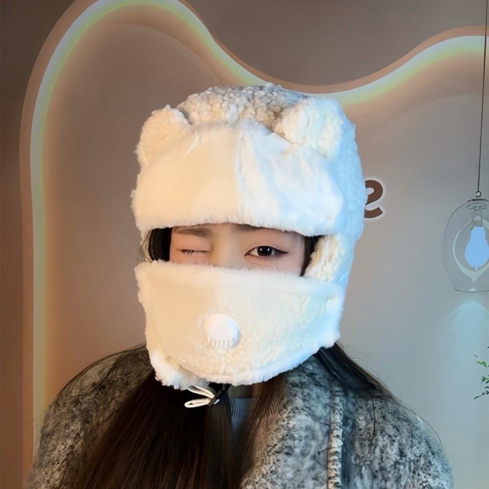 Fashion Trapper Hat Faux Fur Winter Warm Ski Earflap Bonnet Earflap Hat Women білий
Fashion Trapper Hat Faux Fur Winter Warm Ski Earflap Bonnet Earflap Hat Women білий