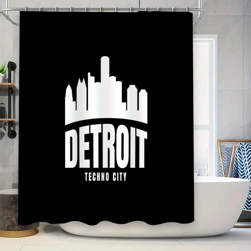 Modern Detroit Skyline Shower Curtain Urban Cityscape Wall Art Decor Bathroom Fabric Home Decor W60H190(CM)-1 Pcs
Modern Detroit Skyline Shower Curtain Urban Cityscape Wall Art Decor Bathroom Fabric Home Decor W60H190(CM)-1 Pcs