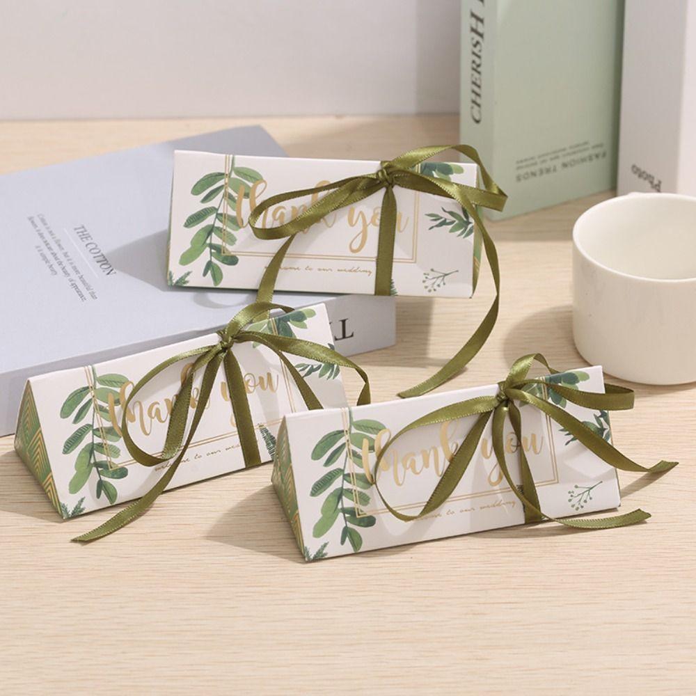 10pcs Cute Green Leaf Triangle Candy Box Paper Box Chocolate Box Gift Packaging Box Weddings Decor 10pcs
10pcs Cute Green Leaf Triangle Candy Box Paper Box Chocolate Box Gift Packaging Box Weddings Decor 10pcs
