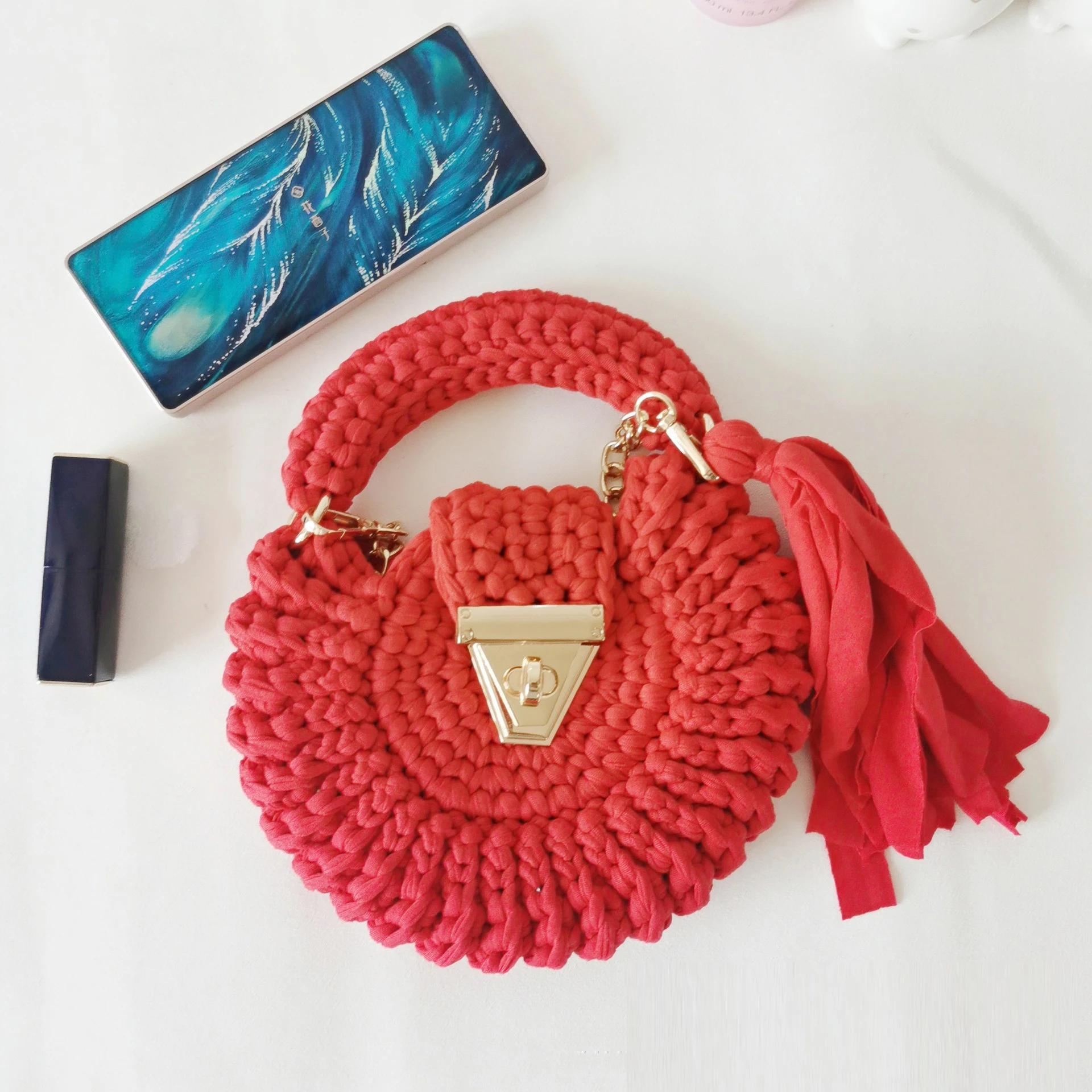 Mini Rope Knitted Women s Bags Handmade Tassel Woven Bags for Women Handbags Yarn Crochet Tote Bag Designer Round Shoulder Bag 20x17x3cm
Mini Rope Knitted Women s Bags Handmade Tassel Woven Bags for Women Handbags Yarn Crochet Tote Bag Designer Round Shoulder Bag 20x17x3cm