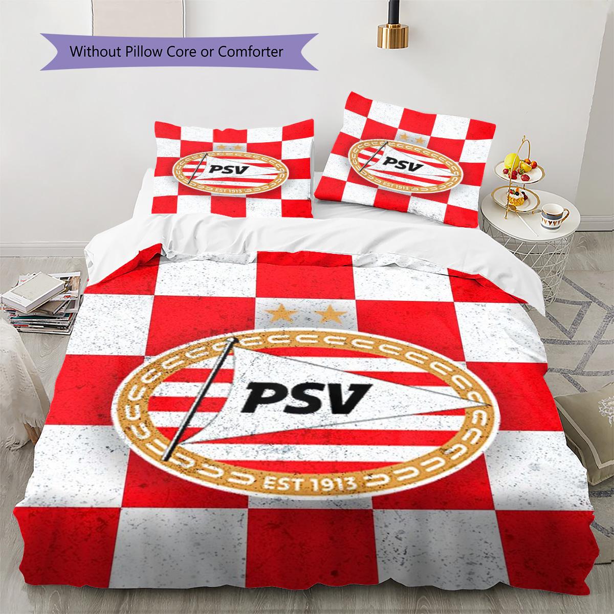 PSV Eindhoven Pattern Bedding Quilt Set Quilt Cover Pillowcase Home Decoration Birthday Gift (1 * duvet cover + 2 * pillowcase, without core) 135x200cm
PSV Eindhoven Pattern Bedding Quilt Set Quilt Cover Pillowcase Home Decoration Birthday Gift (1 * duvet cover + 2 * pillowcase, without core) 135x200cm