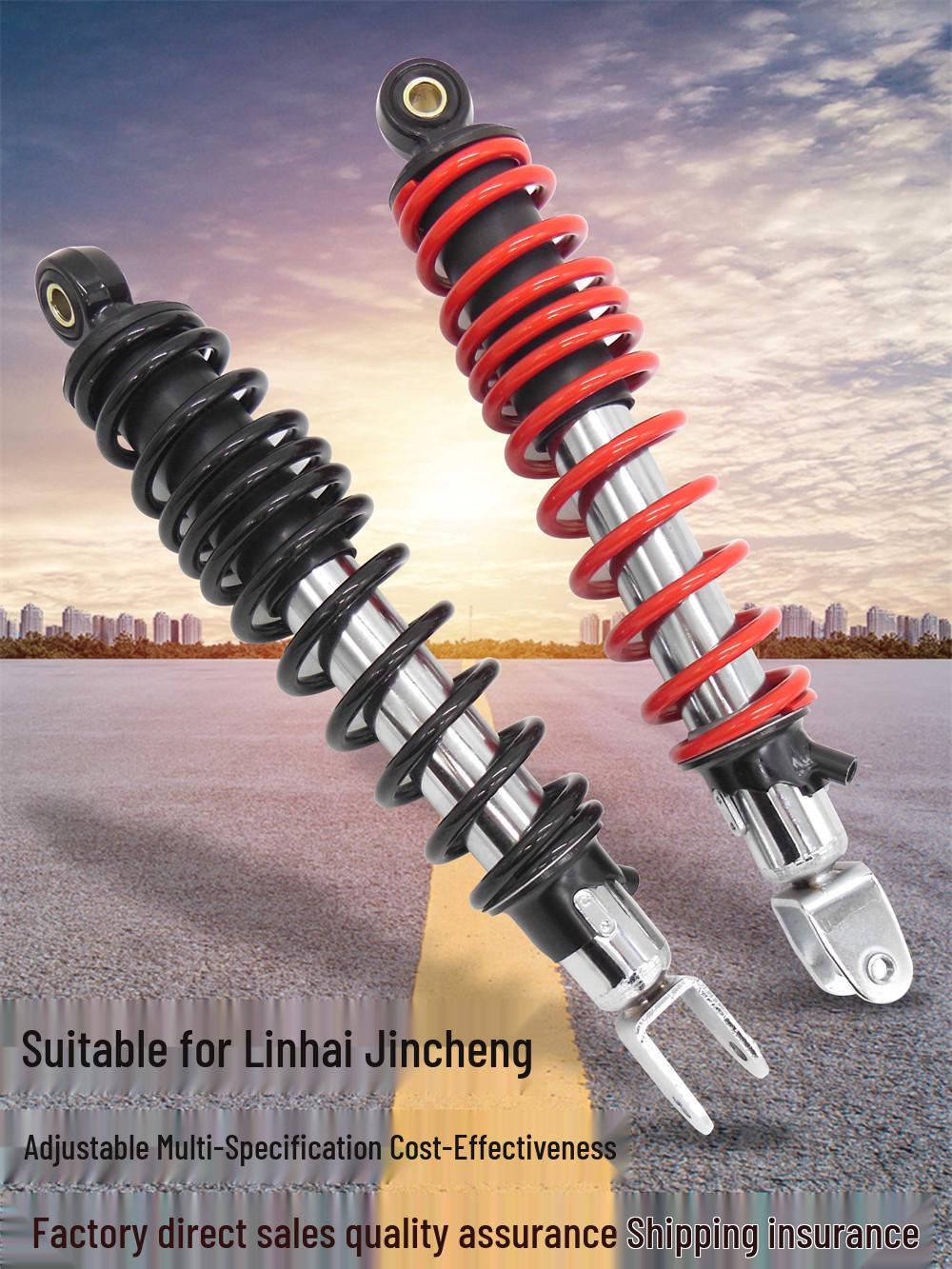 Adjustable Rear Shock Absorber for Ninebot F30, Xiaoniu N1S, Linhai F90/M95C Electric Scooters Round Head 290mm Black Pair
Adjustable Rear Shock Absorber for Ninebot F30, Xiaoniu N1S, Linhai F90/M95C Electric Scooters Round Head 290mm Black Pair