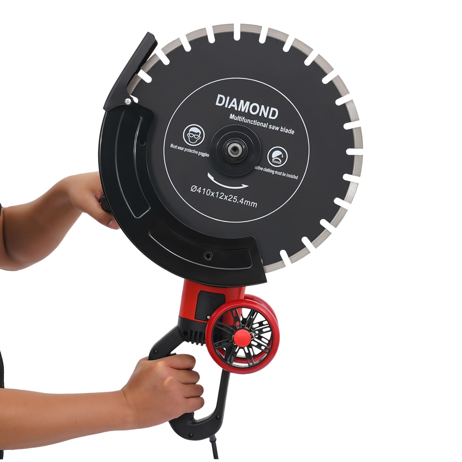 16 Electric Concrete Saw Wet/Dry Circular Saw 4000W Concrete Cutter Saws with 6.5 in Cutting Depth US чорний
16 Electric Concrete Saw Wet/Dry Circular Saw 4000W Concrete Cutter Saws with 6.5 in Cutting Depth US чорний