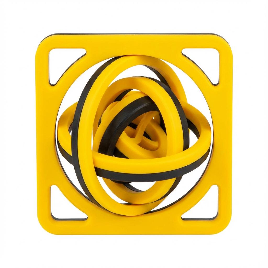 3D Printed Infinite Gyro Spinning Ring: Office Decompression EDC Pendant
3D Printed Infinite Gyro Spinning Ring: Office Decompression EDC Pendant