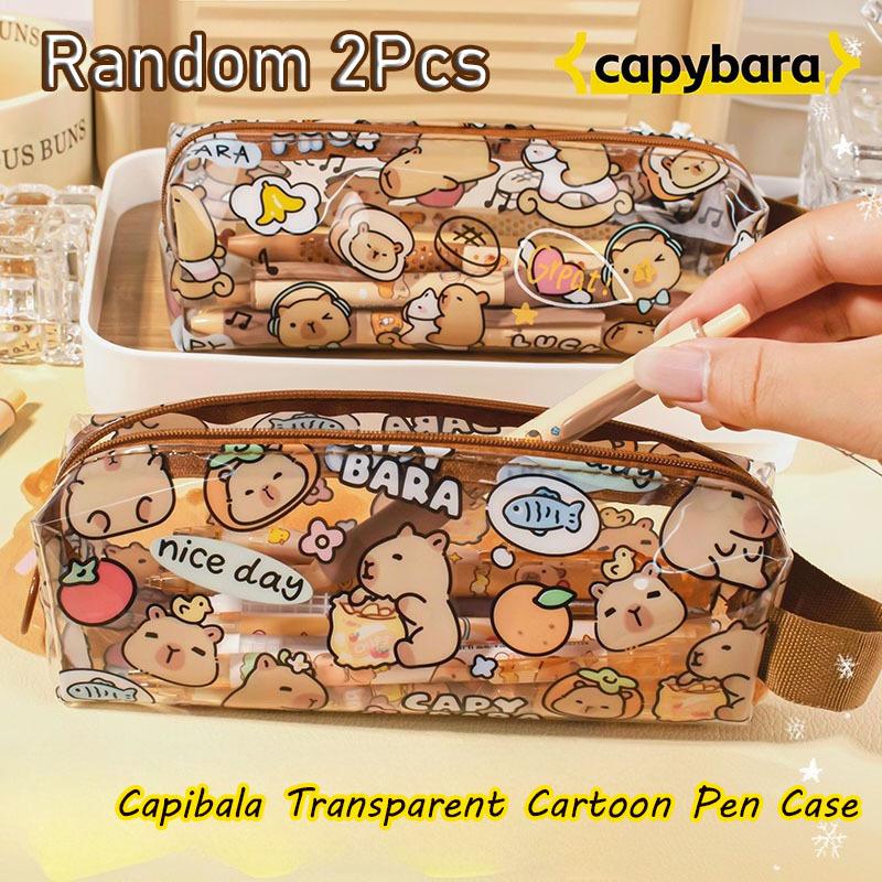 2Pcs Cartoon Capybara Pencil Cases Cute Pen Bags Zipper Pencil Case Students Stationery School Office Supplies Gifts Random style 2Pcs
2Pcs Cartoon Capybara Pencil Cases Cute Pen Bags Zipper Pencil Case Students Stationery School Office Supplies Gifts Random style 2Pcs
