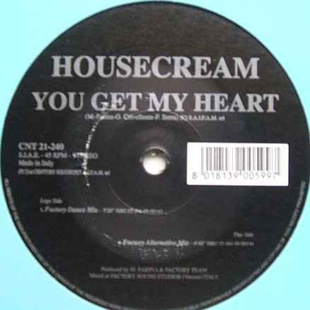 12inch Record HOUSECREAM - You Get My Heart CNT21240 21st Century Re 1999 Italy Dance & Electronica Used
12inch Record HOUSECREAM - You Get My Heart CNT21240 21st Century Re 1999 Italy Dance & Electronica Used
