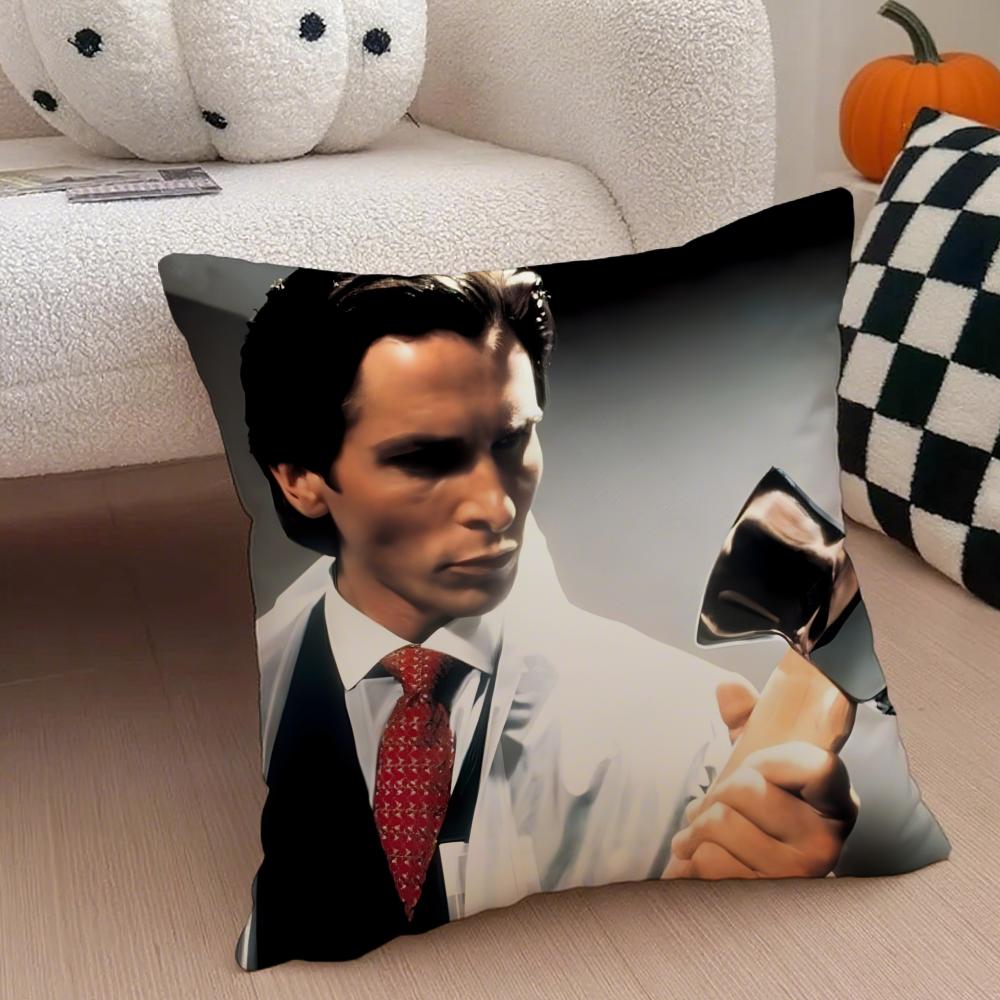 Movie disturbing American PPsycho Cushion Cover Throw Pillow Cover Hidden Button Durable Polyester Chair Cushion 30X30cm
Movie disturbing American PPsycho Cushion Cover Throw Pillow Cover Hidden Button Durable Polyester Chair Cushion 30X30cm