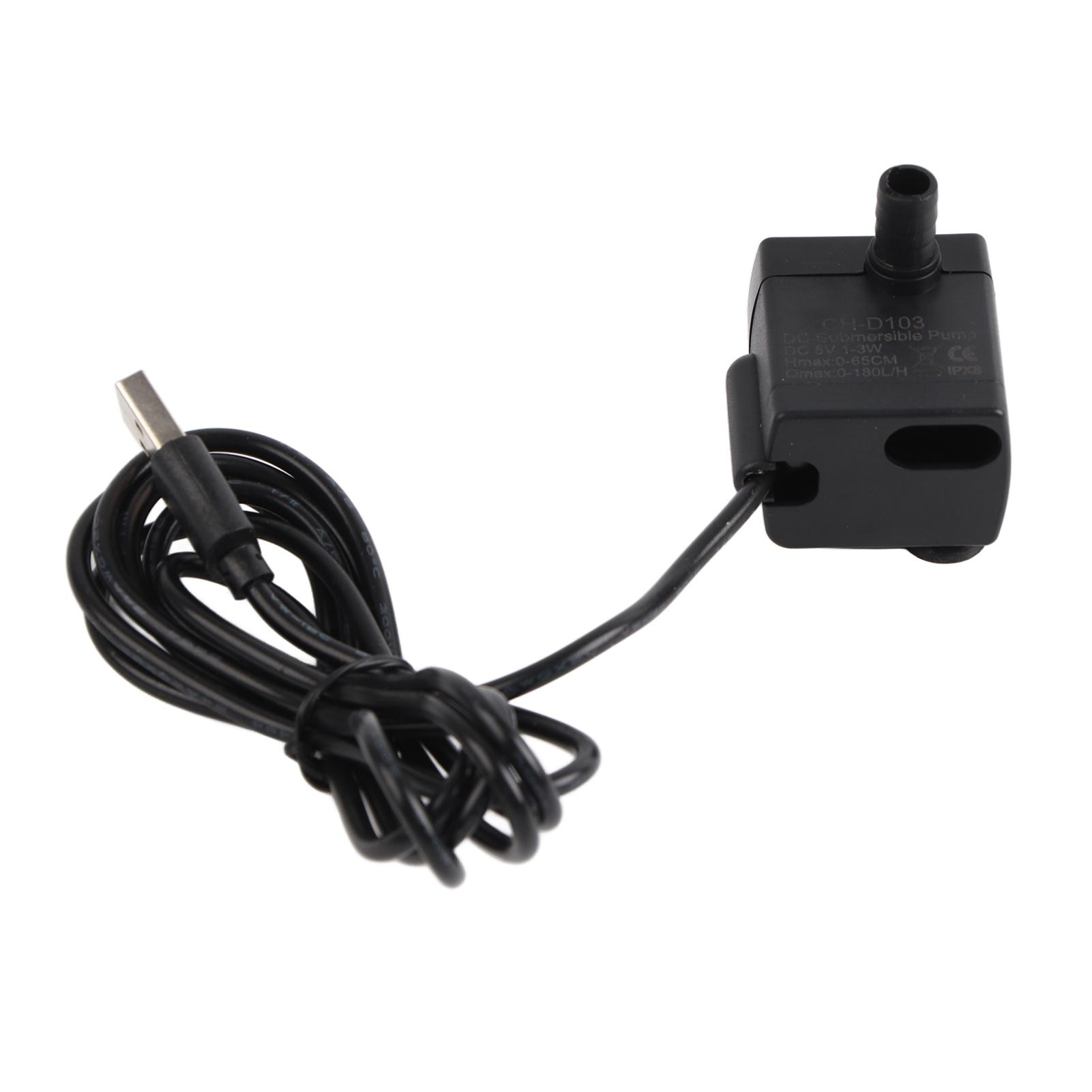 5V Hydroponics Indoor Miniature Fountain Landscape Water Pump Cable for Pond Fish Tanks
5V Hydroponics Indoor Miniature Fountain Landscape Water Pump Cable for Pond Fish Tanks