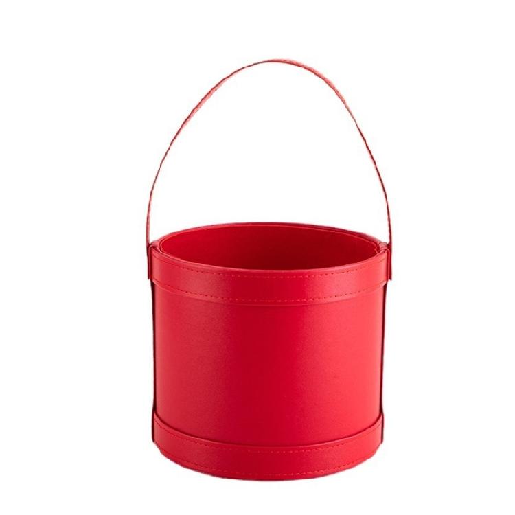 Pink Flower Bucket Faux Leather Present Wrapping Box with Convenient Carry Handle Floral Display Container красный
Pink Flower Bucket Faux Leather Present Wrapping Box with Convenient Carry Handle Floral Display Container красный
