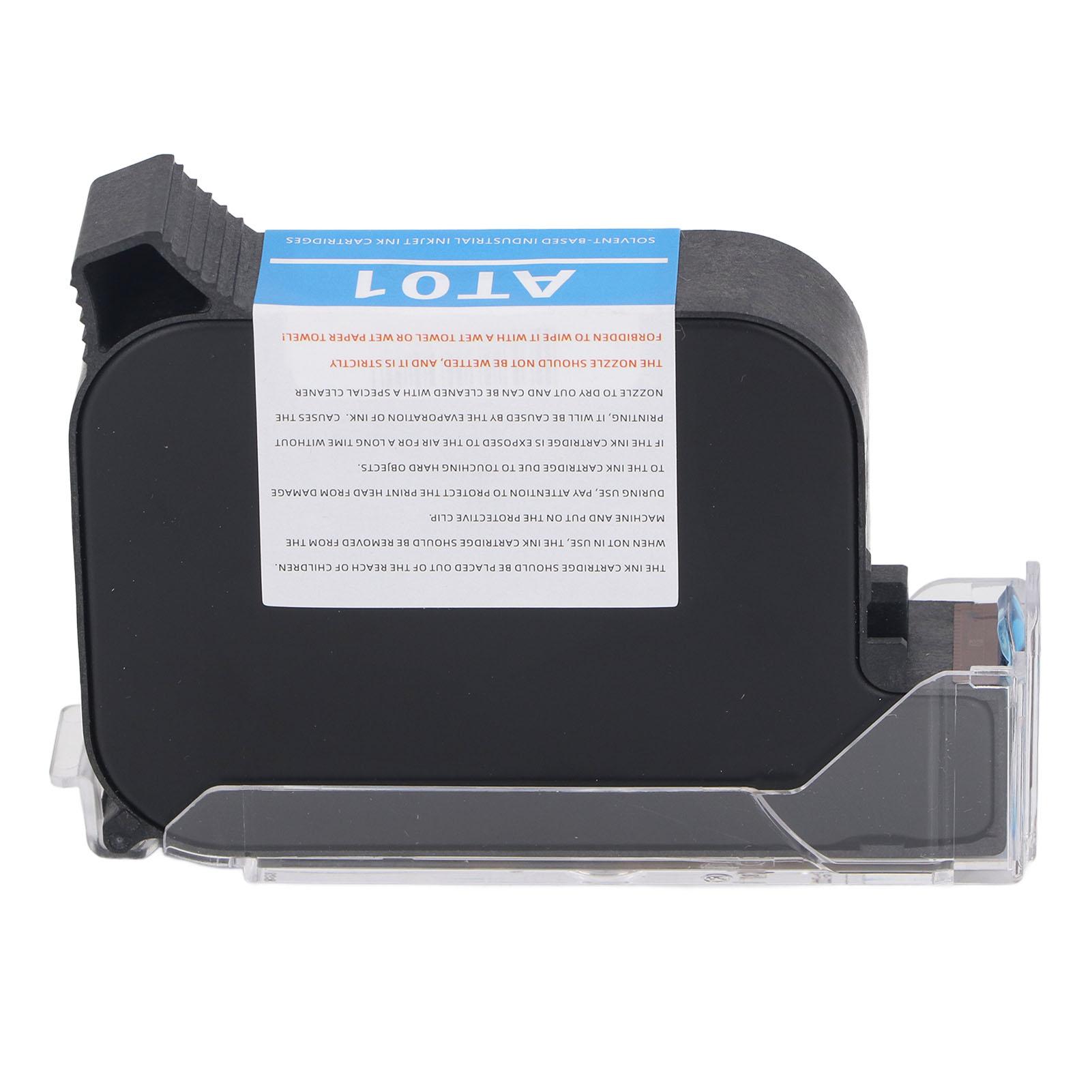 Black 42ML 12.7mm Inkjet Printer Ink Cartridge Fast Dry Coding Machine Ink Cartridge for SC12 SC12T
Black 42ML 12.7mm Inkjet Printer Ink Cartridge Fast Dry Coding Machine Ink Cartridge for SC12 SC12T
