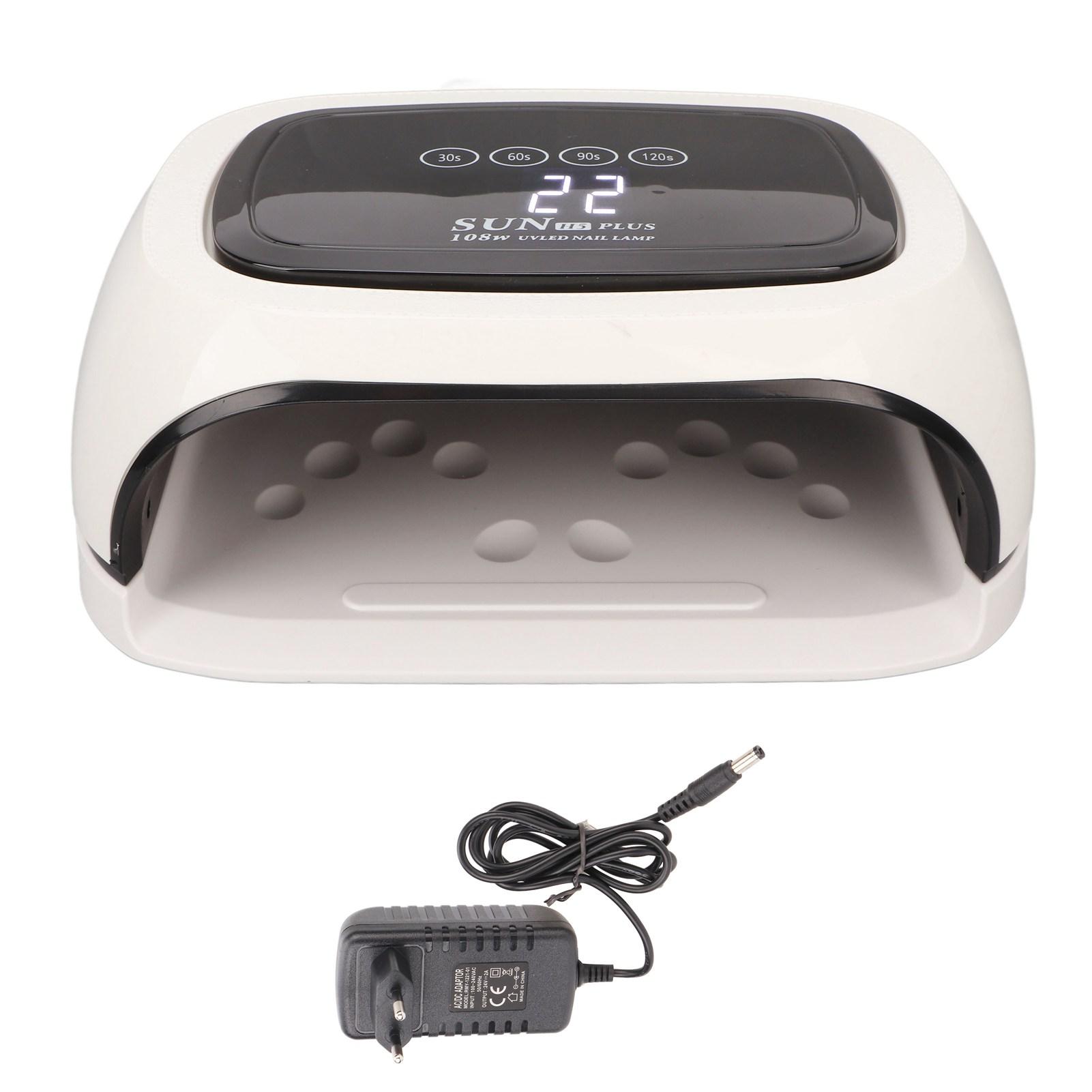 Nail Lamp 108W 4 Modes 42pcs Light Chips Professional LED Nail Lamp for Manicure 100‑240V EU Plug EU PLUG
Nail Lamp 108W 4 Modes 42pcs Light Chips Professional LED Nail Lamp for Manicure 100‑240V EU Plug EU PLUG
