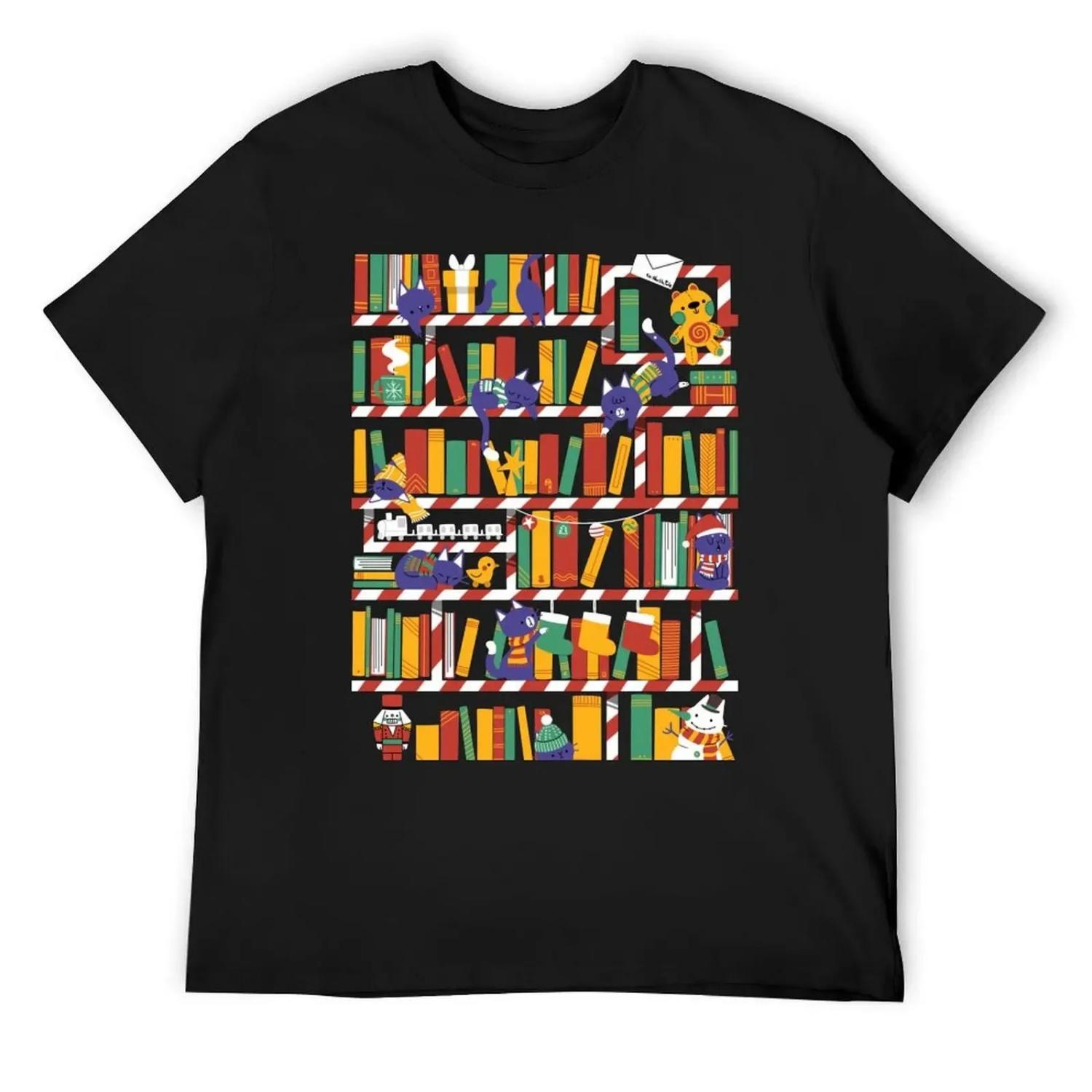 Xmas Cat Library T-Shirt summer clothes basketball graphic tees quick-drying mens graphic t-shirts pack XXXXXL чорний
Xmas Cat Library T-Shirt summer clothes basketball graphic tees quick-drying mens graphic t-shirts pack XXXXXL чорний
