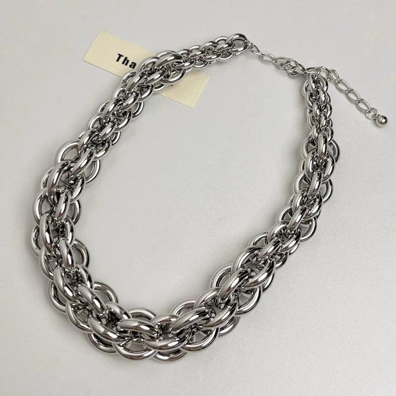 Exaggerated Metal Thick Chain Stitching Necklace Women 2025 New Hip Hop Style Choker Fashion Trend Jewelry Accessories Other
Exaggerated Metal Thick Chain Stitching Necklace Women 2025 New Hip Hop Style Choker Fashion Trend Jewelry Accessories Other